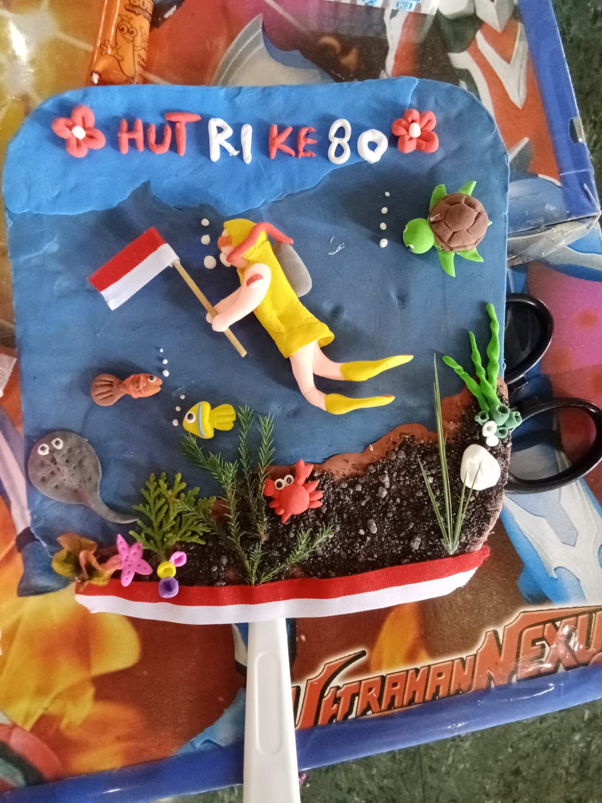 PEMBELAJARAN MENDALAM  “KOLASE DENGAN MEDIA KIPAS KOLABORASI ANAK DENGAN ORANG TUA”