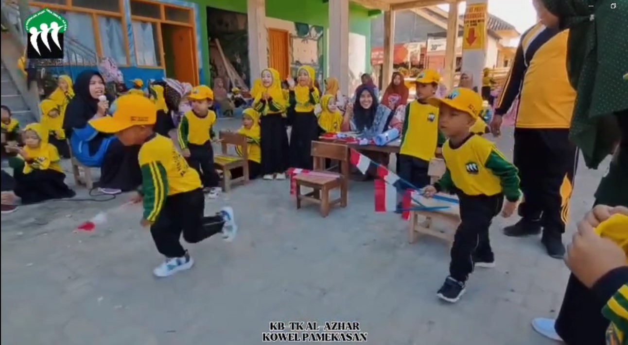 SEMARAK HUT RI KE 80 TK KB AL AZHAR MENGGELAR BERBAGAI MACAM KEGIATAN YANG BERKESADARAN BERMAKNA DAN MENGGEMBIRAKAN